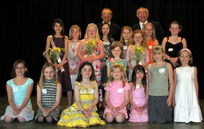 Everyone who took part in the 2007 Carnival Queen draw